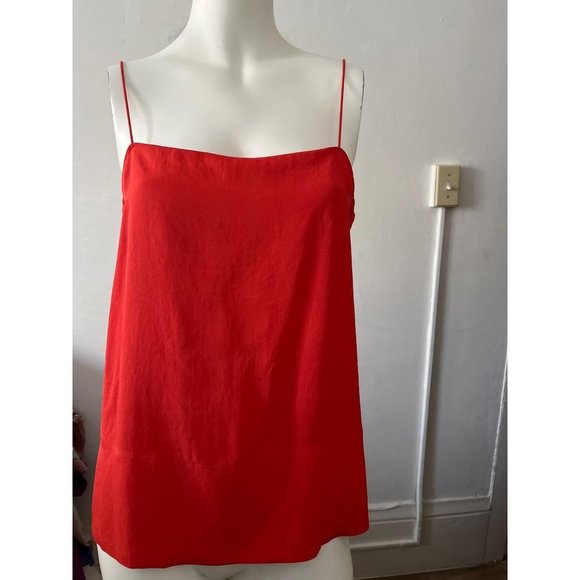 Everlane Tops - Everlane Japanese GoWeave Camisole red orange size 4